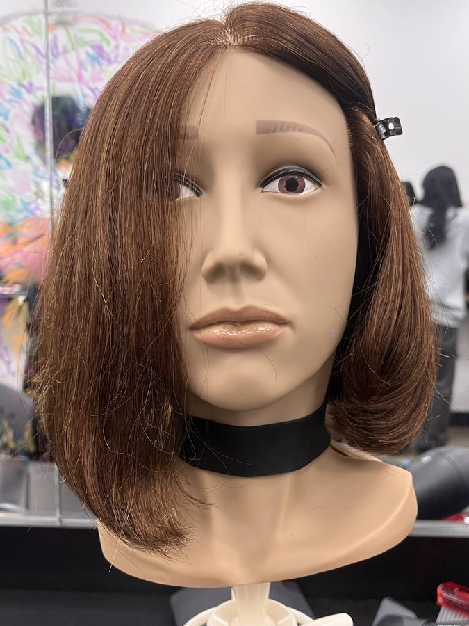 Sculpted bob — front view